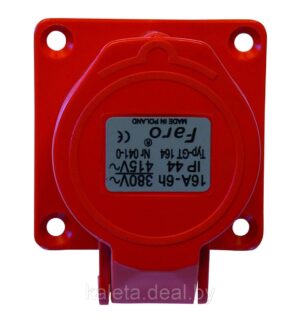 Розетка панельная 16х4