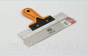 Шпатель из нержавеющей стали фасадный "Популярный" 220 mm двухкомпонентная ручка