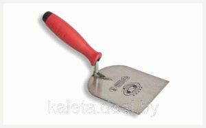 Кельма для плитки из нержавеющей стали сварная 100 mm двухкомпонентная ручка