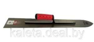 Гладилка для наливных полов из пружин. стали со скошенной передней чатью 600x130mm с двухкомп. ручка