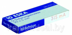 ПРЕДОХРАНИТЕЛЬ ТРАНСФОРМАТОРА СЛАБОТОЧНЫЙ 5Х30 0,8А