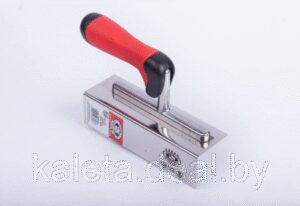 Гладилка из нержавеющей стали для внешних краев 200x90mm двухкомпонентная ручка