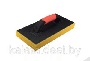 Терка из ABS пластика с гидрогубкой без насечек 280X140X25 mm двухкомпонентная ручка