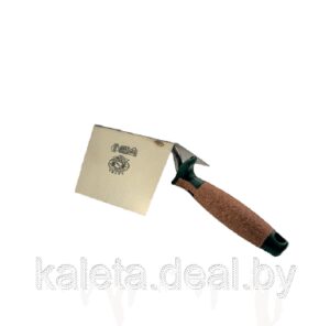 Кельма для внутренней кромки из нержавеющей стали 75X110 mm ручка из пробки